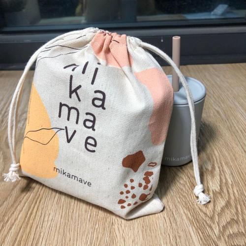 Promotional Natural Cotton Bottle Packaging Bag Natural Coffee Packing Pouch