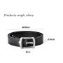 Custom Logo Leather Men Belt Fashion Leisure Jeans Belt Leather Pin Buckle Men's Belt
