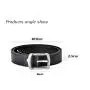 Custom Logo Leather Men Belt Fashion Leisure Jeans Belt Leather Pin Buckle Men's Belt