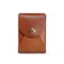 Nice leather playing card case high quality vegetable tanned leather playing card holder case with custom logo