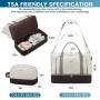 LOVEVOOK Waterproof 2pcs/set Travel Duffel Bag for Women High quality Large capacity weekender duffle Bag with shoes compartment