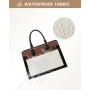 LOVEVOOK 15.6 In Laptop Tote Bag Office Work Bag Briefcase Professional Teacher Computer Purse PU Leather Shoulder Bag for Women