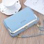 2023 new design women pu leather wallet wholesale fashion zipper purse mobile phone bags & cases