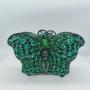New luxury stone clutch bag butterfly inlaid with diamonds woman evening bags rhinestone bags purse