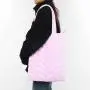 CHANGRONG Custom waterproof Nylon Pink puffer tote bag for women
