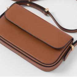 BSCI Custom Pu Leather Shoulder Bag For Women Small Vintage Vegan Leather Hand Bag French Design Female Luxury Cross Body Bag