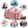 Hot sale Custom Fashion Customized Logo Large Capacity Pink Duffle Bags Gym Man Women Waterproof Sports Travel Duffle Bag