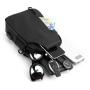 KBW046 New USB Phone Bag  PU Men Chest Bag Customized Waterproof Outdoor Traveling Messenger Shoulder Bag For Boy