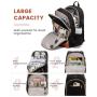 LOVEVOOK fashion school backpacks stylish student laptop backpacks bags unisex women men travel 15.6in laptop backpack with usb