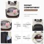 LOVEVOOK 14 in Waterproof Small Backpack for Women Cute Backpack Purse for Daily Work Travel Convertible Mini Backpack for Women