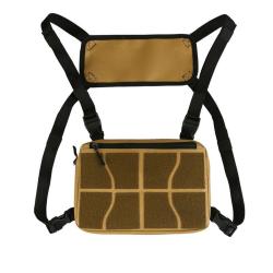 2021 New Design Custom Logo Nylon Mens Chest Bags Front Pocket Fashion Men Chest Rig Bag