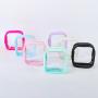 Keymay Stock 7 Colors S M L XL size Waterproof Pvc Clear Zipper Pouches Set Travel Bags For Toiletries Approved Clear Makeup Bag