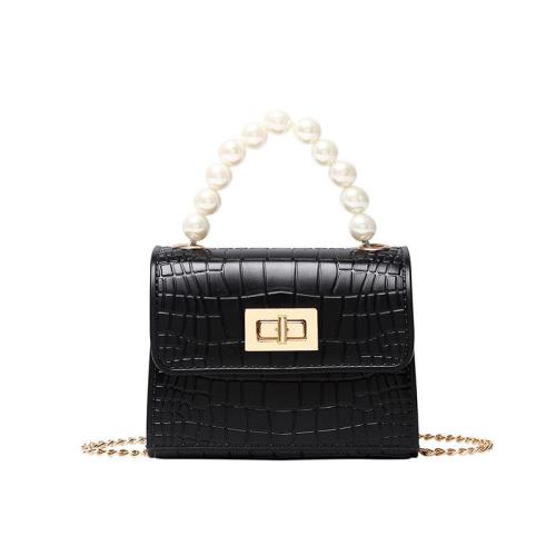 Crocodile Pearl Women's Handbag Jelly Bag 2024 Ladies Shoulder Bag Wholesale Mobile Phone Bag