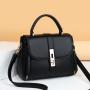 sac tendance 2024 Pu Leather Lock Womens Tote Bags Pure Color Handbags Fashion New Arrival Women Bags Shoulder Bag