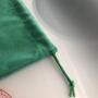 Drawstring Faux Suede Packaging Bag Soft Suede Shoe Bag