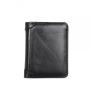 Custom Crazy Horse Genuine Leather Men'S Rfid Blocking Anti-Theft Protection Card Holder Wallet Purses