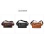 ZWY309 Men Vintage Genuine Leather Chest Bag Wholesale Daily Travel Practical Crossbody Bag Waterproof Hot Selling Waist Pack