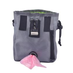 KBW736  Dog Treat Training Pouch Easily Carries Pet Toys Kibble Treats Built-In Poop Bag Dispenser 3 Ways To Wear