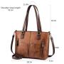 custom LOVEVOOK large handbags women designer vintage Totes shoulder bags for ladies 13.3 inch laptop hand bags