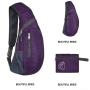 Wholesale Outdoor Cycling Foldable Crossbody Shoulder Daypack Portable Folding Custom Logo Sports Chest Bags