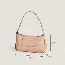 Custom Factory Luxury Crocodile Vegan Leather Womens Shoulder Bags Fashion  Private Label Ladies Hobo Bags