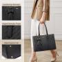 2022 LOVEVOOK 15.6in PU  school shoulder tote Bags women  Large Office Work handbags girls Briefcase Laptop tote bags for women