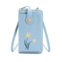 XL117 New Prints Multi-card Mini Women's Mobile Phone Bag Wholesalers Shoulder Bag Zip Money Clip Crossbody Bag