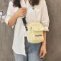 Wholesale Fashion Adjustable Shoulder Straps Canvas Crossbody Bag Versatile Letter Small Shoulder Bag