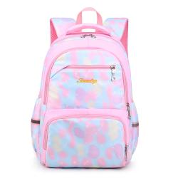 New schoolbag for primary school girls Hot Pink Color Bags Book Bag Fashion Design Backpack Set