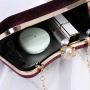 Hot selling retro velvet hot stamping socialite dinner bag