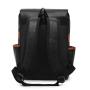 2024 Trendy Custom Men Pu Leather Backpack Bags Fashion Luxury Waterproof College School Backpack Back Pack
