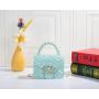 Wholesale 2024 Women's Fashionable Mini Handbags Small PU Shoulder Crossbody Bags Purses with Waterproof PVC Jelly Bags