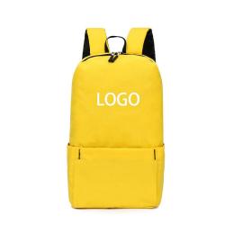 Custom Solid Color High School Teen Girls Boys Schoolbag Lightweight Simple Casual Daypack College Backpack