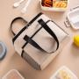 Gelory Hot Sales Large Capacity Square Thermal Insulated Lunch Bento Box Bag Aluminum Foil Thickened Waterproof Lunch Box Bag