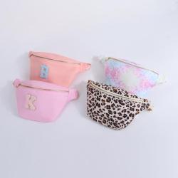 Keymay Factory Out door Carry Waterproof Waist Bag Leisure Men's Nylon Sport Cross body Chest Belt Bag Kid's Carton Fanny Pack