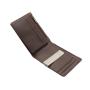 Factory Wholesale Business Travel Waterproof RFID Genuine Leather Men Money Clip Card Wallet With Double Flap Design