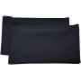 Gelory Custom Logo Solid Color Pencil Case Promotional Wholesale Portable Zipper Pencil Bag