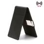 HF070 CUIKCA South Korea Style RFID Money Clip Stainless Steel Clip Slim Wallet Ultra-thin Pocket Clamp Business ID Credit Card