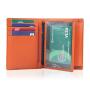 Fashion man wallet real leather bifold genuine leather mens wallet rfid smart wallet for men