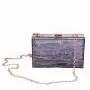 crack Evening Bags for Women Popular Acrylic Women's Small Square Bag Summer Candy Color Transparent Clutch Box