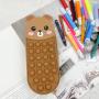 NHC0059 Rodent Pioneer Pen Bag Silicone Decompression Pen Box Multifunctional Student Stationery Box Creative Cute Cartoon
