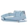 Wholesale Stylish Womens Waist Bags Fashion High Quality PU Leather Chest Bag Custom Private Label Vegan Woven Ladies Belt Bags