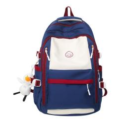ZF349 New Schoolbag Female Junior High School Students Shoulder Bag Male Computer Backpack Nylon Breathable Waterproof Travel