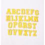 Factory Wholesale 3M Sticker Chenille Patches Custom Chenille Patches Alphabet Bag & Clothes DIY Chenille Patch Letter