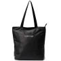 Gelory Ladies Handbags Cloth Tote Bag Black Shopping Travel Women Eco Reusable Shoulder Shopper Bags