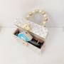 Custom 2024 Rhinestone Rectangular  Ladies Acrylic Clutch Bag Fashion Women Tote Bag Casual Wedding Evening Bag