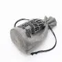 Personalized Eco-Friendly Jute Gift Pouch Round Bottom Logo Printed Jute Burlap Wine Food Candy Christmas Gift Bag