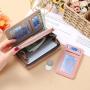 ZR245 New Solid Color Women's Wrist Strap Handbag Fashion Korean Version Long Zipper Wallet Large Capacity Wallet