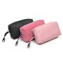 2024 New Style Water Resistant Pink PU Leather Travel Toiletry Bag Large Cosmetic Bag Makeup Organizer With big promotion