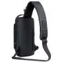 KBW476 Wholesale Male Biker Bag Password Anti-theft Chest Bag Men PU Single Shoulder Sports  Casual Crossbody Travel Waist Bag